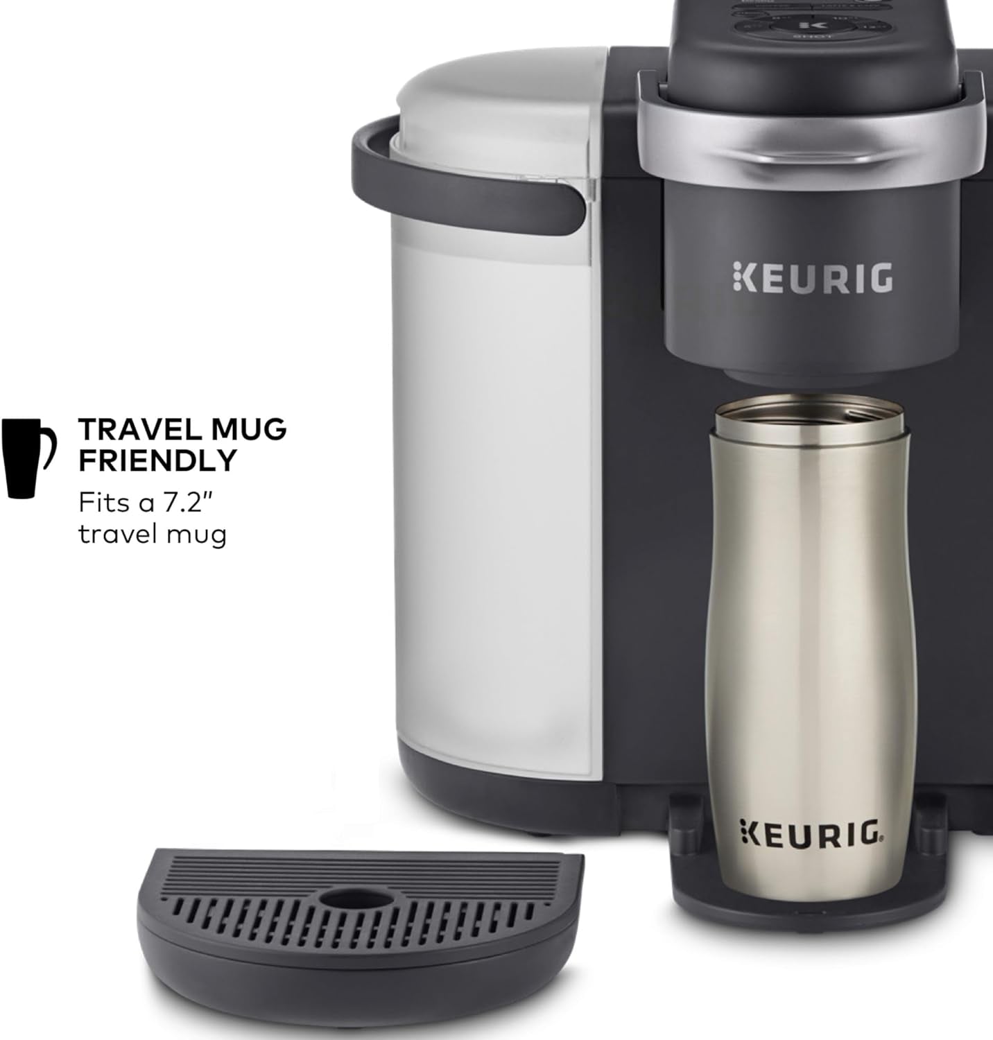 K-Cafe Single Serve K-Cup Coffee, Latte and Cappuccino Maker, Dark Charcoal